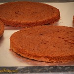 Biszkopt czekoladowy - wysoki - blaty