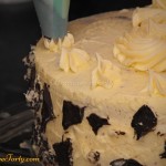 Tort zebra - zdobienie