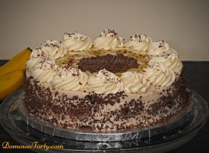 Tort bananowo-czekoladowy