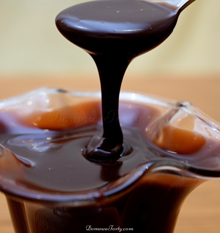 DomoweTorty - Sos Ganache, czyli aksamitna polewa czekoladowa
