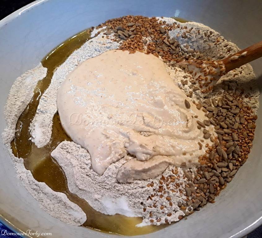 DomoweTorty - Chleb bezglutenowy, gryczano-ryżowy na zakwasie